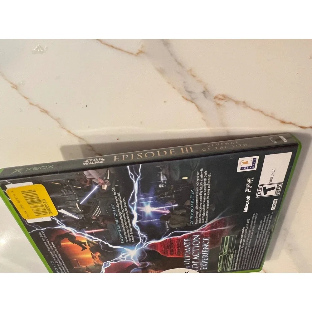 Star Wars Episode III Revenge of the Sith Microsoft Xbox 2005 CIB LucasArts‎
